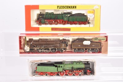 Lot 718 - German and French HO Gauge Steam Locomotives and Tenders