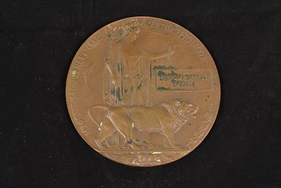 Lot 741 - A WWI Memorial Plaque