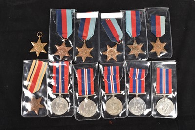 Lot 744 - A selection of WWII British medals