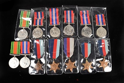 Lot 747 - A selection of WWII British medals