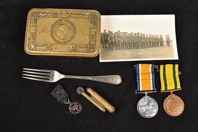 Lot 749 - WWI Hampshire Regiment medal
