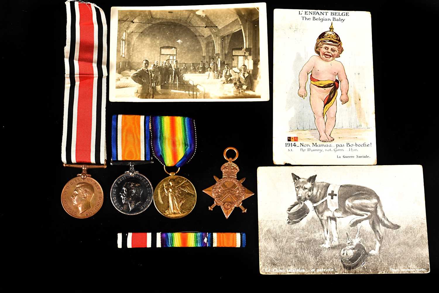 Lot 751 - A WWI Royal Garrison Artillery Group