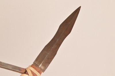 Lot 757 - A pair of Chinese Hook swords