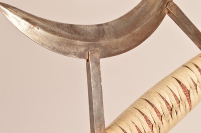 Lot 757 - A pair of Chinese Hook swords