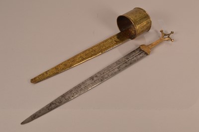 Lot 767 - An African Arm Dagger