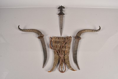 Lot 781 - A Sudanese Knife and dagger set