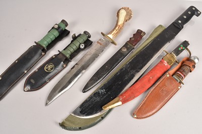 Lot 800 - A USN MK-2 Legitimus Collins & Co Machete