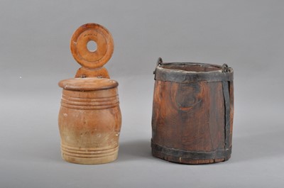 Lot 194 - Two items of 19th century treen