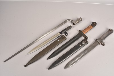 Lot 835 - A selection of World Bayonets