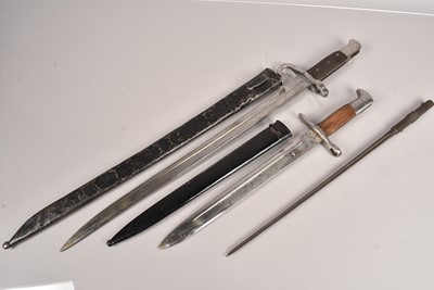 Lot 838 - An Austrian 1870 bayonet and scabbard