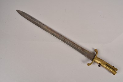 Lot 848 - A Russian Version of the British Brunswick Pattern 1837 sword Bayonet