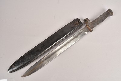 Lot 855 - A WWI Ersatz bayonet