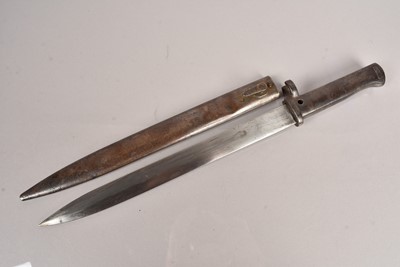 Lot 856 - A WWI Ersatz bayonet