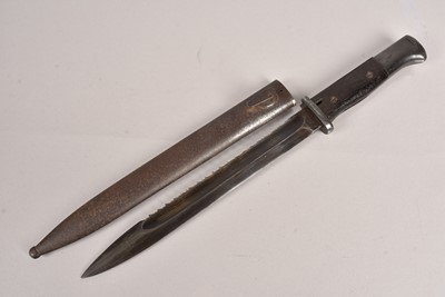 Lot 857 - A WWI S84/98 Sawback bayonet