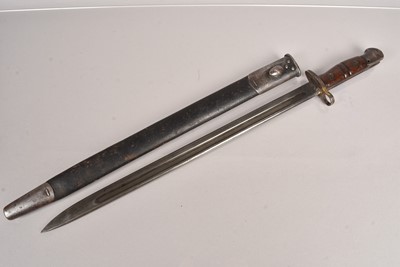 Lot 863 - A P17 US Winchester bayonet converted for the British Home Guard