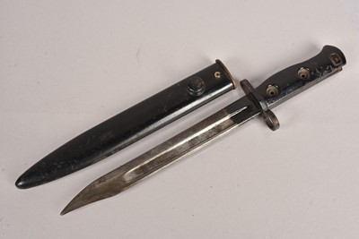 Lot 866 - A British SLR L1A3 bayonet and scabbard