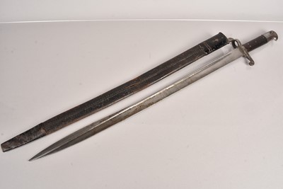 Lot 876 - A Rare British 1856 Volunteer Lancaster bayonet