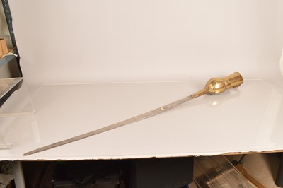 Lot 884 - A late 19th Century/ early 20th Century Indian Gauntlet sword (Pata)