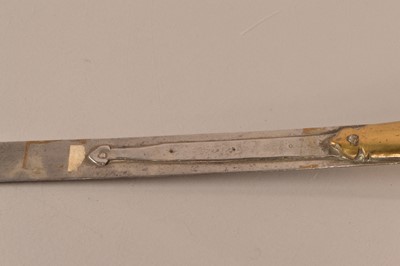 Lot 884 - A late 19th Century/ early 20th Century Indian Gauntlet sword (Pata)