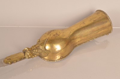 Lot 887 - A late 19th Century/ early 20th Century Indian Gauntlet sword (Pata)