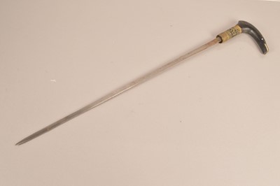 Lot 900 - An early 20th Century Middle Eastern sword stick