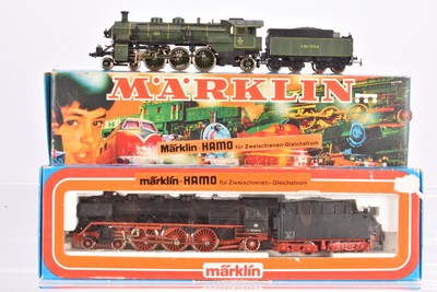 Lot 740 - Marklin Hamo HO Gauge German Steam Locomotives and Tenders