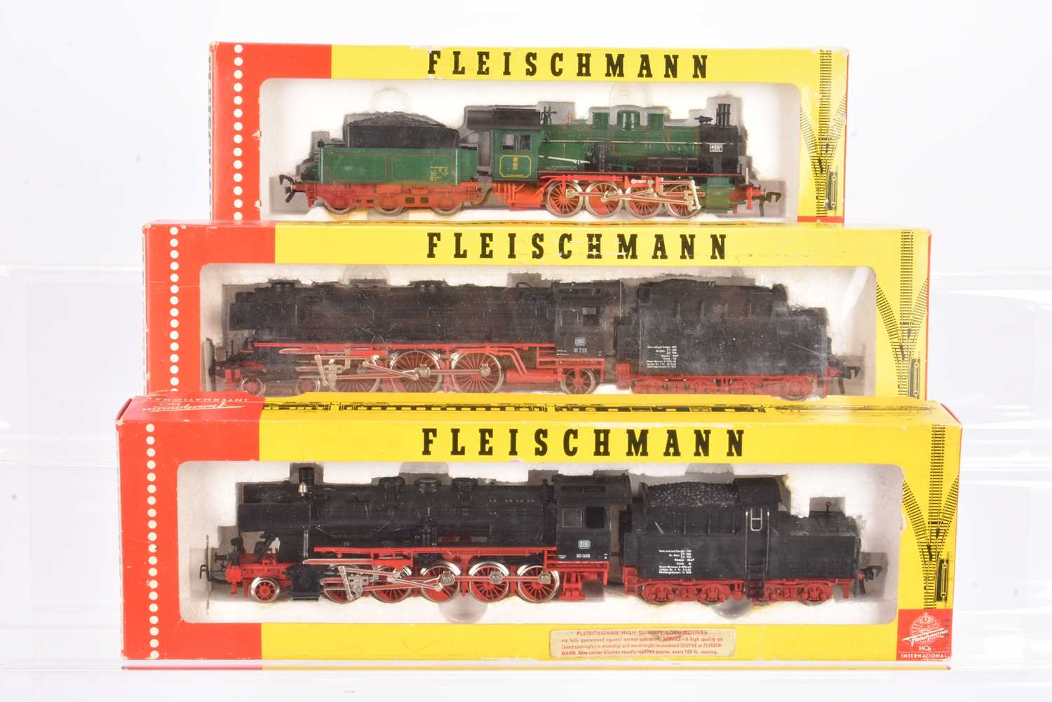 Lot 743 - Fleischmann HO Gauge German Steam Locomotives and Tenders