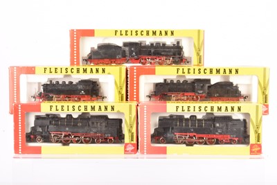 Lot 744 - Fleischmann HO Gauge German Steam Locomotives