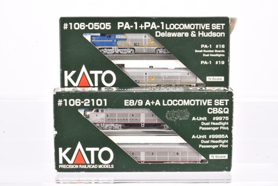 Lot 54 - Kato N Gauge American Diesel Locomotives