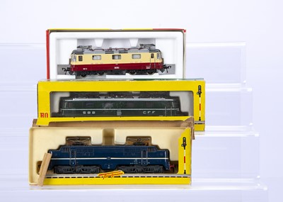 Lot 754 - Fleischmann HO Gauge Swiss and Dutch Electric Locomotives