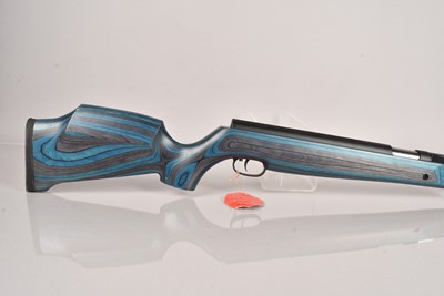 Lot 1038 - A Weihrauch HW97K .177 Blue Laminate Under Lever Rifle