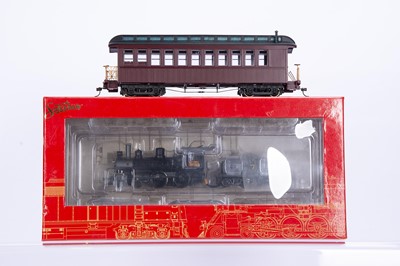 Lot 772 - Spectrum by Bachmann American Outline HO/On30 Gauge Steam Locomotive and Observation Car