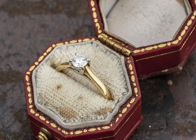 Lot 229 - A diamond solitaire, 'The Leo'