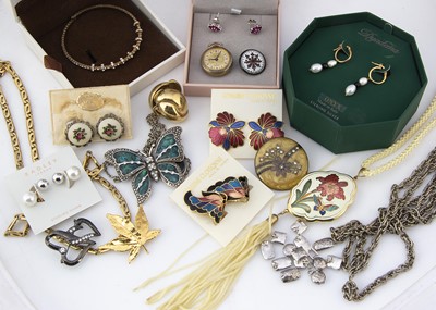 Lot 278 - A collection of costume jewels