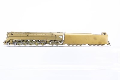Lot 795 - N J International Inc Custom Brass H0 Gauge Pennsylvania Class Q-1 Duplex 'Streamlined' 4-6-4-4