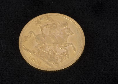 Lot 313 - A George V full Gold sovereign