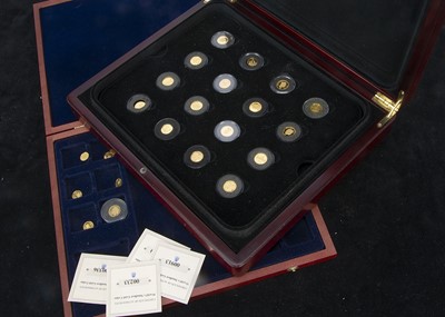 Lot 322 - A Collection of twenty two small Gold coins
