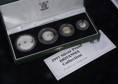 Lot 323 - A Royal Mint 1997 Silver Proof Britannia Collection