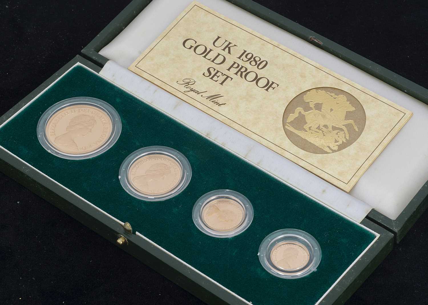 Lot 327 - A 1980 Royal Mint Gold Proof set