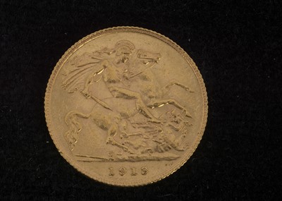Lot 342 - A George V Gold half sovereign