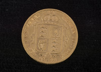 Lot 354 - A Victoria Half Gold Sovereign