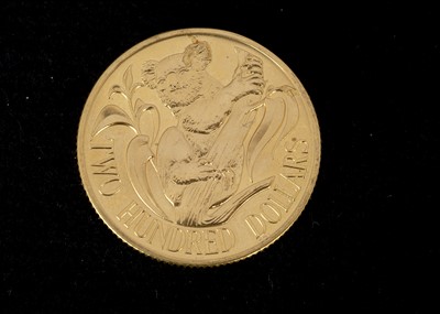 Lot 384 - An Australian 22ct Gold $200 coin
