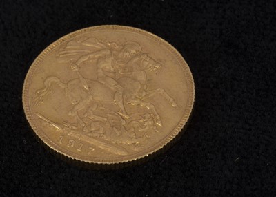 Lot 392 - A George V Full Gold Sovereign