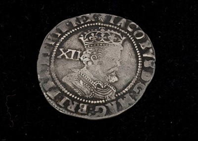 Lot 423 - A James I hammered silver shilling