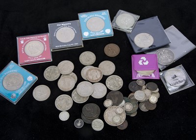 Lot 434 - A collection of mostly pre decimal British coinage