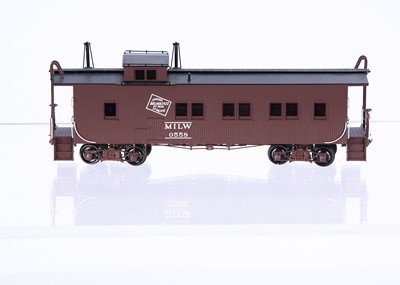 Lot 832 - Overland Models Inc H0 Gauge Milwaukee Road 36' Wood Cab, #0558 Factory Painted red with white lettering and numbers OMI-3964-1