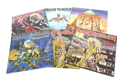 Lot 93 - Iron Maiden LPs