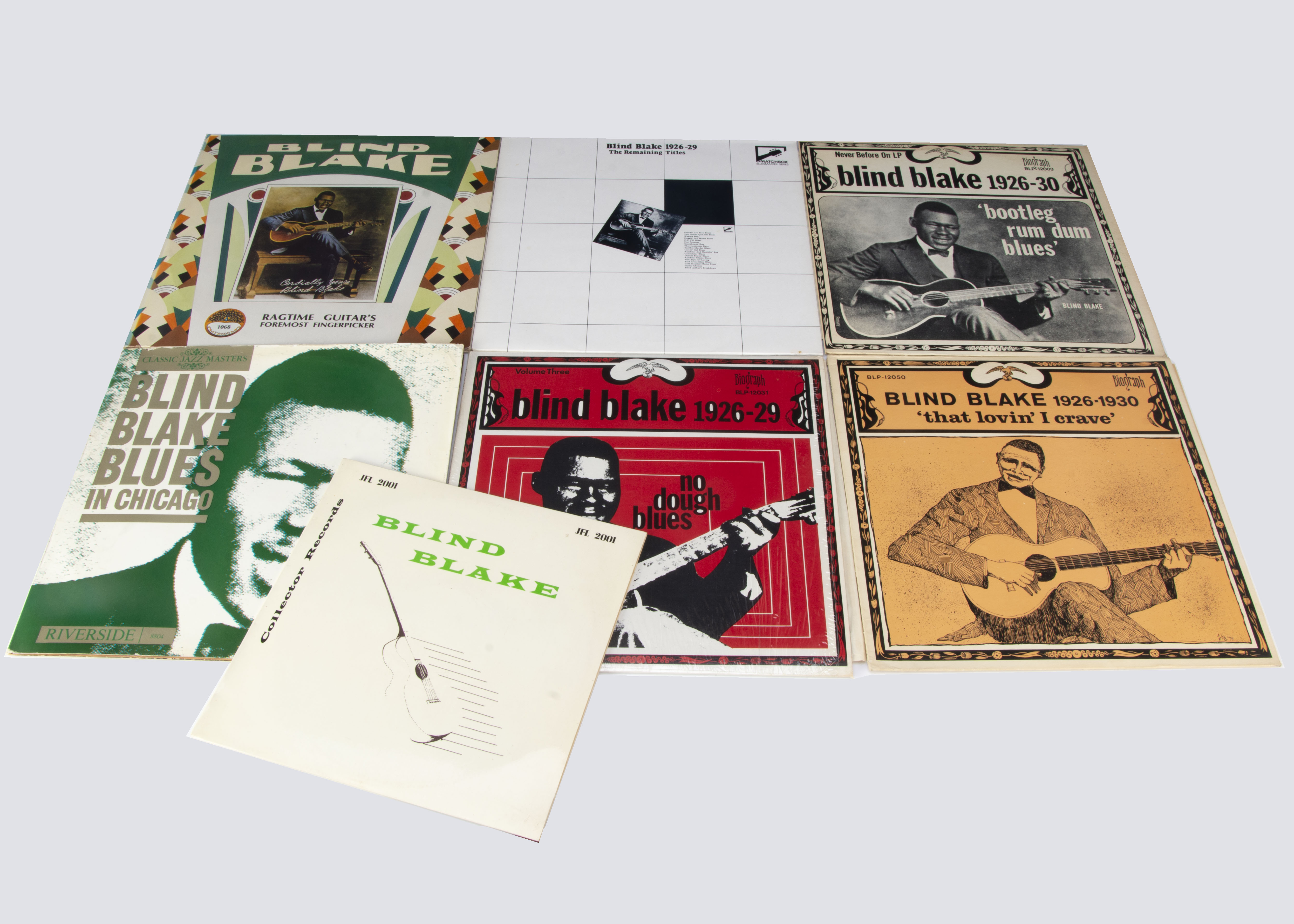 Lot 119 - Blind Blake LPs,