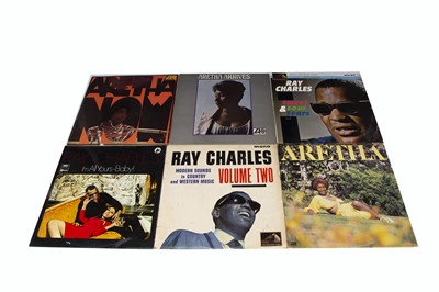 Lot 153 - Aretha Franklin / Ray Charles LPs