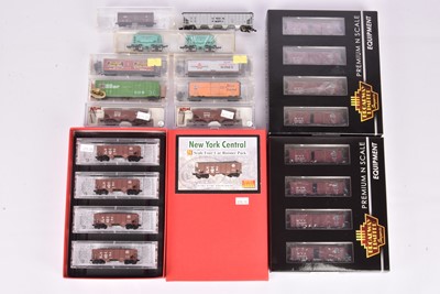Lot 65 - N Gauge American Freight Stock and Freight Stock Packs